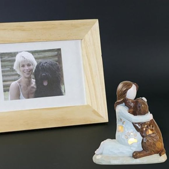 Dog Memorial Candle Holder - Bereavement Gift - Loss Of Pet Remembrance Gift - Picture 6 of 10